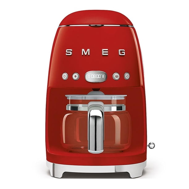 Cafetera de Goteo Smeg 10 Tazas Roja