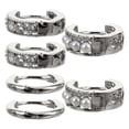 thumbnail image 3 of a refined and engaging product description based on your input:\n\n \n\n**3 Pairs Hoop Earrings Set for Women – Lightweight & Comfortable Jewelry with, 3 of 4