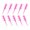 Pink, variant on NANMELX 10pcs Fishing Lure Wobblers Split Tail Lures for Trout Fishing Soft Baits