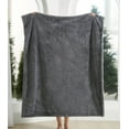 thumbnail image 3 of Cozy Haven Faux Fur Throw Blanket for Adults, Grey, 50" x 72", 3 of 10