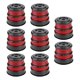 thumbnail image 1 of Kit de montaje de carrocería de silicona de 8 piezas para de 2 filas para F-250 F-350 2008-2016 Rojo, 1 of 8