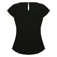 thumbnail image 2 of Henbury Womens Pleat Front Short Sleeve Top, 2 of 4