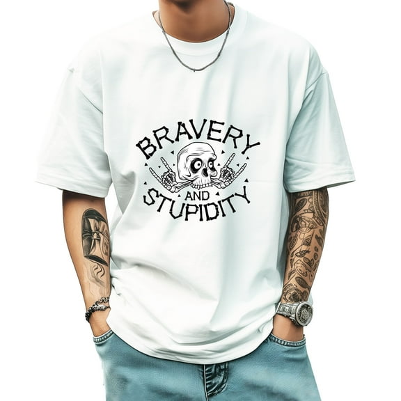 Graphic Tees for Men Summer New Print Casual Tee Fashion Trend Sports Shirt Select