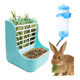 thumbnail image 3 of Kit Comedero  Bebedero Para Conejo Cuyos Chinchillas Malubero Azul Blanco, 3 of 4