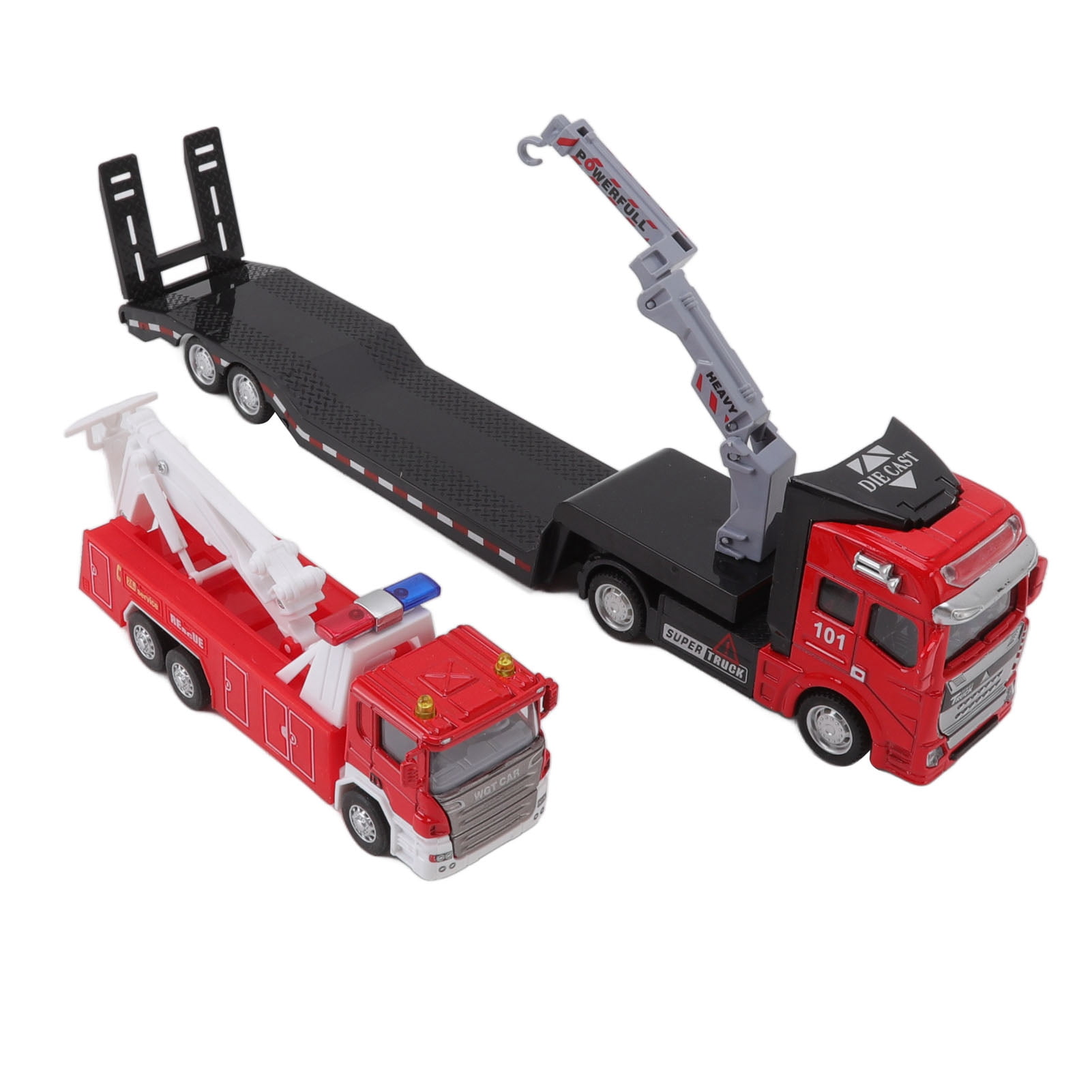 Pull Back Truck, Red Theme Carrier Truck For Party Style 3