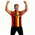 thumbnail image 2 of COSFO Short Sleeve Polo Shirts for Men Germany Football Mesh Graphic Tees Casual Breathable Relaxed Fit Pullover Collared Tops, 2 of 7