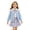 D205/Light Blue, variant on Afdoent Girls 3 Piece Outfit For Little Girls Blouse Plaid Pleated Skirt And Cardigan 3 Piece Outfit For School Day 100