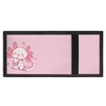 thumbnail image 4 of Psesaysky Children's Wallet Axolotl Boba Tea Print Easy Access Trifold Card Wallet for Outdoor, Polyester Fabric Lightweight Kids Trifold Wallet, 4 of 6