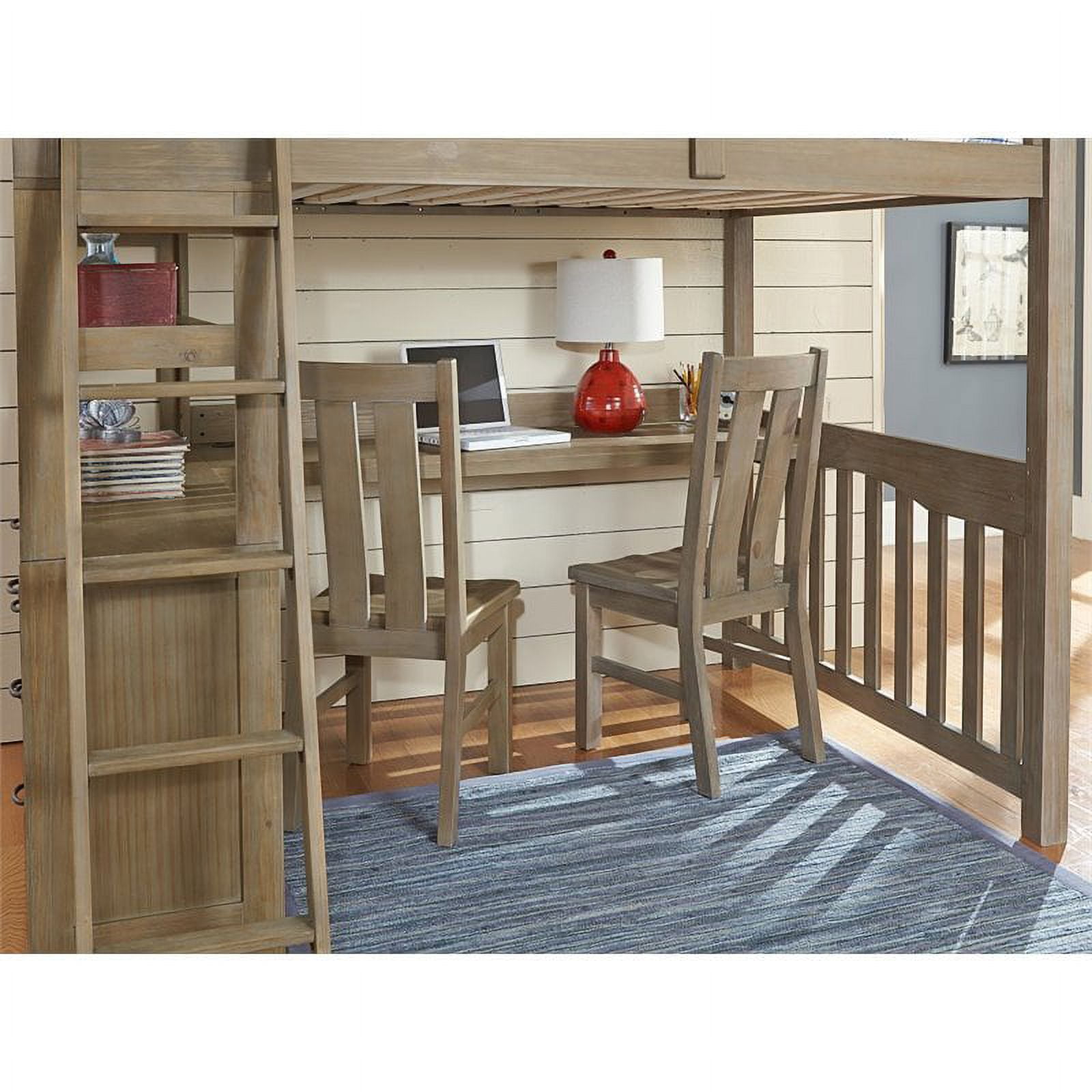 Highlands full loft best sale bed with desk