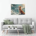 thumbnail image 5 of Picia Starry Sky Cloud Fox Pattern Tapestry-Tapestries for Bedroom Living Room Dorm(29x37"), 5 of 8