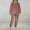 Wine, variant on Itsame Tops and Pants Pajamas Set Womens Sleepwear 2pcs Sets Long Sleeved Women Casual Home set Pink Size M