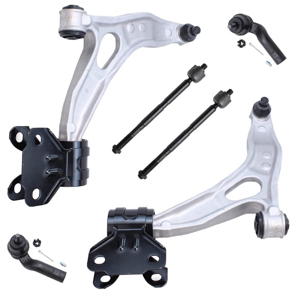Detroit Axle - Front Lower Control Arm Ball Joint Inner Outer Tie Rod Replacement for Ford C-Max Focus