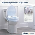 thumbnail image 2 of Drive Medical PreserveTech Raised Toilet Seat with Bidet, Ambient Water, 2 of 8