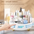 thumbnail image 5 of Wekvgz Makeup Perfume Organizer Large Capacity Lazy Susan Turntable Reusable 360 Rotating Condiment Holder Non-slip Lazy Susan Storage Organizer Round Rotating Spice Racks 22 X 22 X 7.5cm, 5 of 12