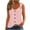 Pink, variant on Snzhen Solid color camisole blouse T-Shirt for Women's Solid Color Camisole Sleeveless T-shirt Loose Tank Top