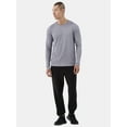 thumbnail image 3 of Athlux Men's Waffle Crewneck Pullover with Long Sleeves, Size S-3XL, 3 of 5