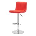 thumbnail image 3 of Banco Respaldo Alto EKE Life Home Barra Desayunador Cocina Giratorio Rojo 8152, 3 of 4