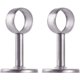 thumbnail image 1 of Juego De 2 Soportes Con Tubo Para Armario De Acero Inoxidable, Diámetro 32 Mm, 1 of 5