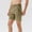 76#Khaki, variant on Men's Summer Lightweight Breathable Polyester Spandex Sports Shorts with Mesh Lining Pockets Elastic Waist for Running Gym Swimming Outdoor