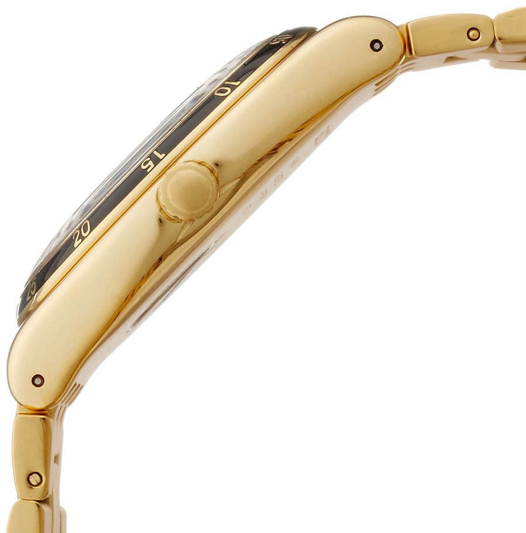 Swatch YWG403G Bullet Black Dial Gold Tone Stainless Steel Men s