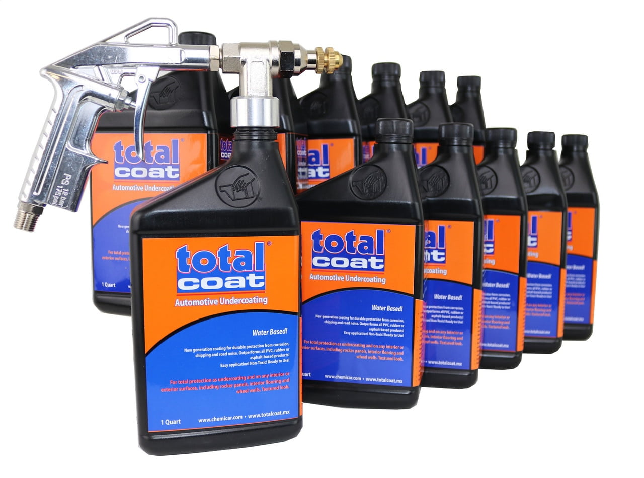 Total Coat Undercoating for Cars Trucks Auto Undercoating Kit Includes
