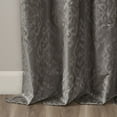 thumbnail image 6 of Blackout Curtains Knitted Jacquard Damask Total Blackout Grommet Top Curtain Panel(Only 1 Pc Panel),Sheer Curtains, 6 of 16