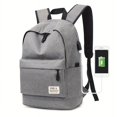thumbnail image 1 of Stylish Nylon Backpack - Perfect for School & Travel - Large Capacity, 1 of 5