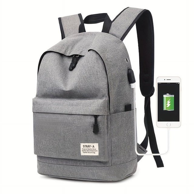Stylish Nylon Backpack - Perfect for School & Travel - Large Capacity