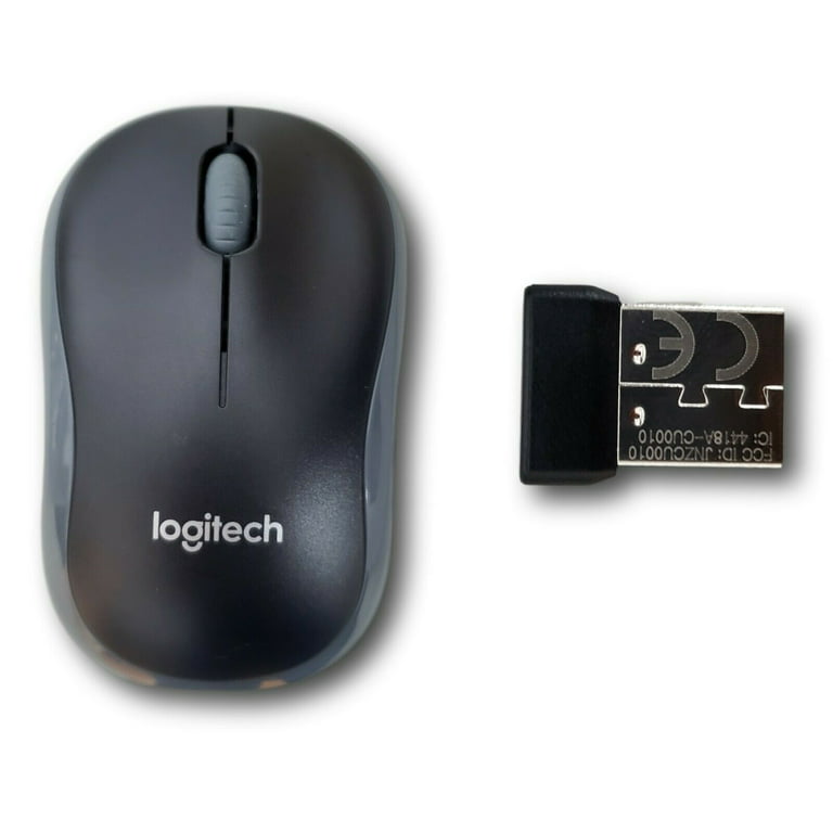 Logitech M185 Wireless Optical Silent Mouse, USB Nano Receiver 910-005690  Laptop PC Mac - Non-Retail Packaging