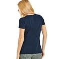 thumbnail image 2 of Women's Classic Fit Crew Neck T-Shirt, Navy, L, 1 Piece, 2 of 3