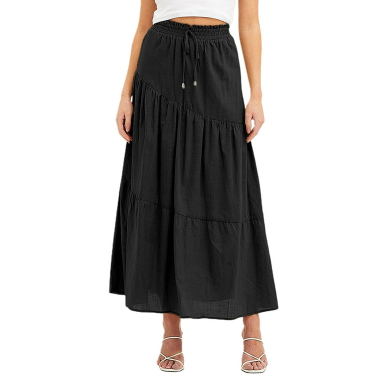 Satin midi skirt 90 top