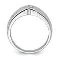 thumbnail image 2 of Sterling Silver Rhodium Plated Diam. Men's Ring QR5112, 2 of 5