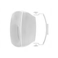 thumbnail image 3 of Monoprice WS-7B-62-W 6.5in. Weatherproof 2-Way 70V Indoor/Outdoor Speaker, White (Each) For Use In Whole Home Audio Systems, Restaurants, Bars, Retail stores, Patio, Poolside, Garage, 3 of 6