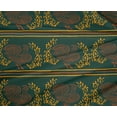 thumbnail image 4 of oneOone Polyester Lycra Fabric Stripe|Leaves & Hen Block Print Fabric BTY 56 Inch Wide, 4 of 4