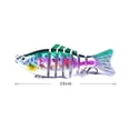 thumbnail image 6 of NIBOLOG 10cm/15.6g 7 Sections Lure Bait Hook Fish Tackle Sinking Wobblers Swim Bait Fishing Bait Angling Supplies, 6 of 8