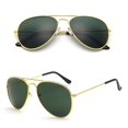 thumbnail image 1 of Gafas de sol de aviación de doble puente para hombre y mujer, lentes con marco de aleación, espejo, UV400, novedad de 2023 Fivean unisex, 1 of 2