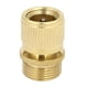 thumbnail image 3 of Conector rápido de manguera de jardín de latón con rosca macho de 3/4 BSP, 3 of 3