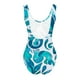 thumbnail image 5 of Trajes de baño de una pieza para mujer, moda de verano, estampado para mujer, con cojín en el pecho y sin soporte de acero, bikini con tirantes sin espalda, traje de baño para mujer, 5 of 6
