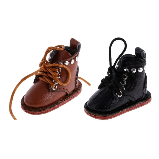 Zapatos de botas de cuero PU Zulema para muñeca Blythe de 12 pulgadas
