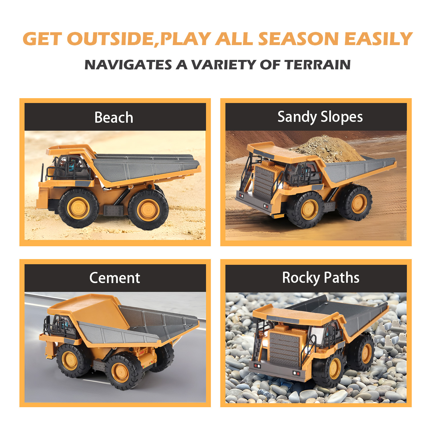 Lictin Remote Control Dump Truck With Lights photo 4