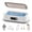 X81-white, variant on Ultrasonic Jewelry Cleaner,49KHz Ultrasonic Jewelry,Glasses,Rings,Watch Bands Cleaner,3 Modes with Digital Timer,22oz(650ML),304 Stainless Steel Water Tank