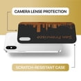 thumbnail image 6 of Case Yard Wooden Case for iPhone-X Soft TPU Silicone cover Slim Fit Shockproof Wood Protective Phone Cover for Girls Boys Men and Women Supports Wireless Charging Skyline SF Design, 6 of 7