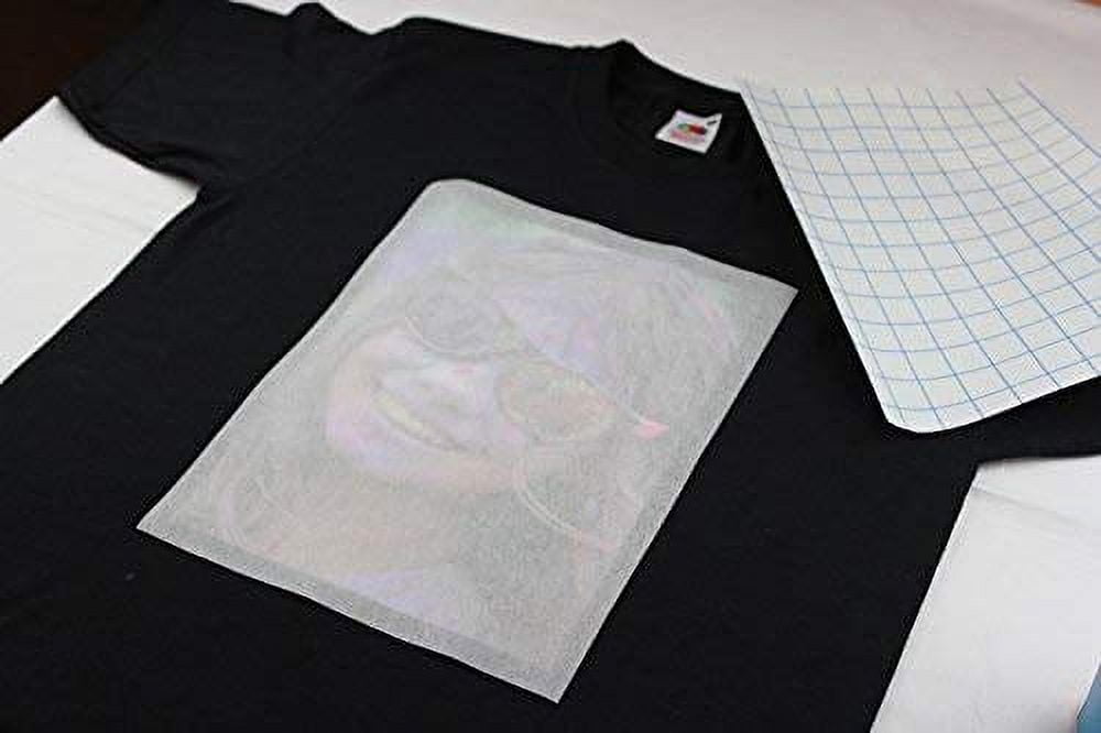 PPD 20 Sheets 8.5x11" - Inkjet Iron-on Heat Transfer Paper for Black & Dark Fabric and T-Shirts - Premium - PPD-4-20