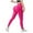 Hot Pink, variant on Yindaity Women Leggings No Front Seam High Waisted Workout Leggings for Women Buttery Soft Yoga Pants Gym Athletic Tights(Dark Blue,M)