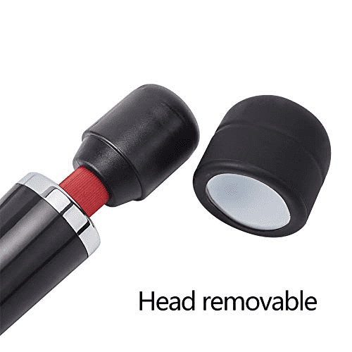 Rulwuck 10 speed handheld back personal massager, powerful rechargeable plug-in firing massage gun, used for neck, shoulder, back pain relief, deep tissue muscle relaxation, black,Black,10 Speeds
