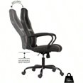 thumbnail image 4 of Office Chair Desk Gaming Racing High Back Computer Task Swivel Executive Stool With Lumbar Support Black, 4 of 5