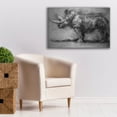 thumbnail image 6 of Epic Graffiti 'Security Guard Rhino' by Robert Campbell, Canvas Wall Art, 40"x26", 6 of 8