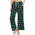 thumbnail image 4 of Ayfxijin Women's Pajama Pants Home Print Pajamas Daily Home Clothes Long Pants, 4 of 6