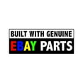 thumbnail image 1 of Built with Genuine Ebay Parts Vinyl Sticker Decal (3.37" x 9") | Peel & Stick | Mechanic, Repair, Restore, Fix, 1 of 5
