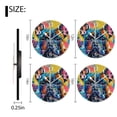 thumbnail image 2 of Non-Ticking Silent Quartz Wall Clocks Battery Operated Modern Wall Clocks Decorative for Office,Bedroom,Kitchen-Colorful Graffiti Mural Of Adorable French Bulldog(14inch), 2 of 4